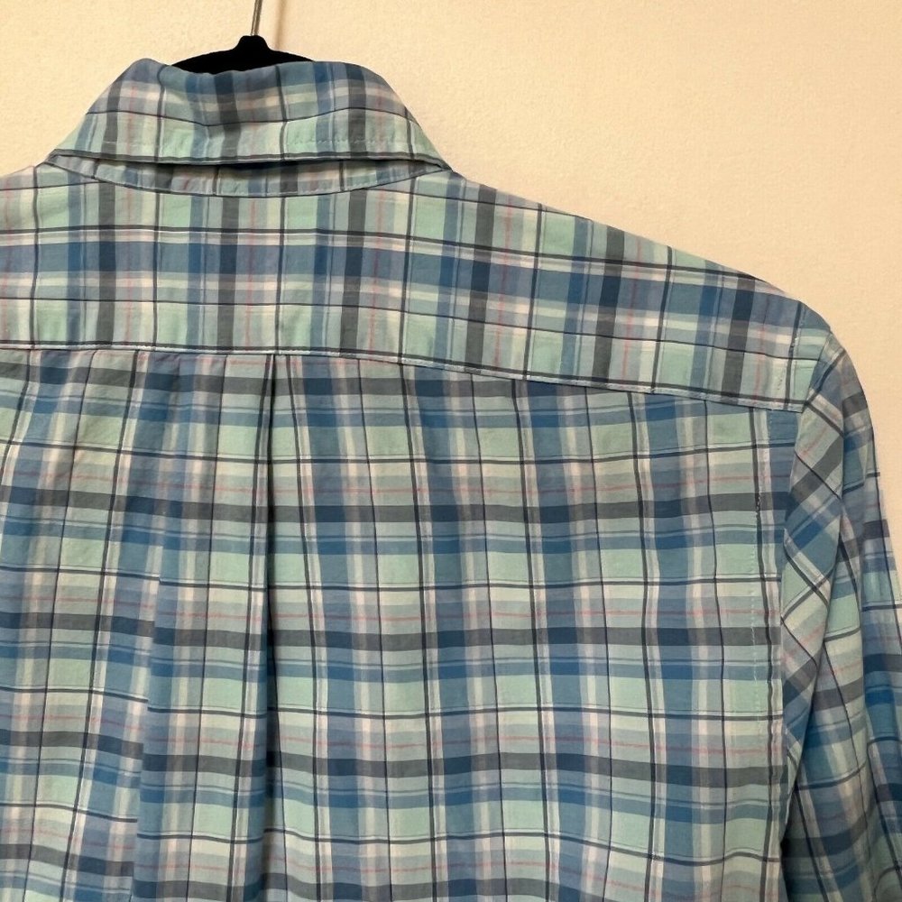 Vineyard Vines Pine Island Plaid Slim Murray Shirt Long Sleeve Mens Size Small - Picture 9 of 11